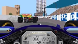 Indycar Racing II from Papyrus in 1995.